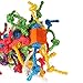 Bvanki Bird Toy, Colorful Knots Block Chewing Toy, Bird Climbing Hanging Toy, Large Parrot Cage Toys, Preening Toy with Natural Food Coloring …thumb 4