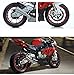 ZaCoo 2 Set 8mm Reflective Wheel Rim Stripe Decal Sticker Tape for Motorcycle Wheels or Car Wheels 16