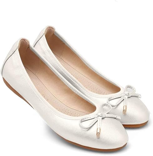 Amazon Com Fnnetiana Womens Foldable Ballet Flat Shoes