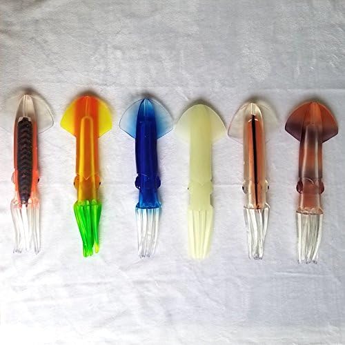 8.7 inch (22 cm) Soft Squid Sea Fishing Lure Fishing Tackle Squid Tuna Bait Plastic Lure