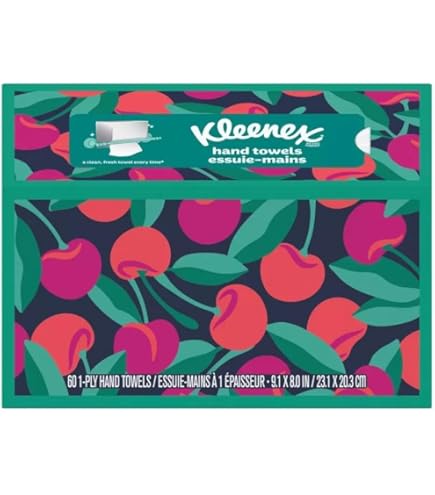 Amazon.com: Kleenex White Disposable Hand Towels, Holiday Themed