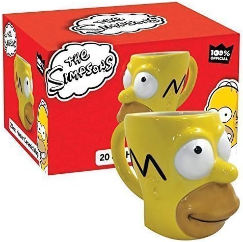 Simpsons Homer Molded Head Ceramic Mug by Simspsons