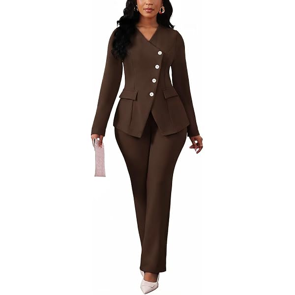 African Pants Suit for Women Elegant Tops Blazer and High Waist