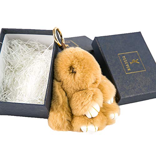 YISEVEN Süßer Hase Plüsch Kaninchen muttertagsgeschenk Schlüsselanhänger Fell Anhänger Kuscheltier Hasen Osterhase Pelz… – Bild 7
