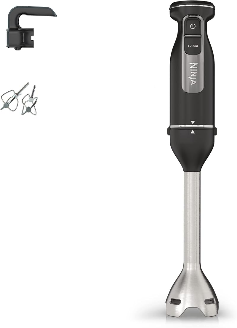 Ninja Foodi 2-in-1 Hand Blender & Hand Mixer 850W Powerbase UK Plug