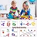 Edycur 250 Pcs Arty Snap Pop Beads Set with Storage Bucket, Arts and Crafts Toys Gifts for Kids Age 4yr-12yr Creative DIY Jewelry Kit for Toddlers Birthday Gift Toys for 4,5,6,7,8 Year Old Girls