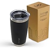 HYDROUP 20 oz Tumbler Cup | Stainless Steel Insulated Coffee Mug with Lid | Coffee Travel Mug & Iced Coffee Cup | Spillproof Tumbler | BPA-Free Insulated Tumblers