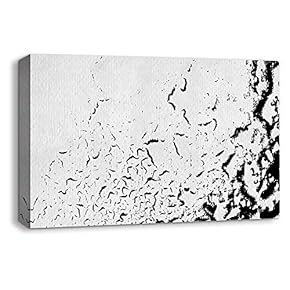 Canvas Wall Art Rustic Ink Pictures Home Wall Decorations for Bedroom Living Room Paintings Canvas Prints Framed - 12x18 inches