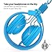 Kids Headphones,AILIHEN HD850 Volume Limiting On Ear Headset with SharePort and Microphone, Children Headphones for Kids, Computer Tablets Laptops Android IOS Smartphones Cellphones (Sky Blue)