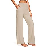 Blue Breath Yoga Pants Women Wide Leg Pants with Pockets High Waist Stretch Dress Casual Sweatpants Petite/Regular/Tall