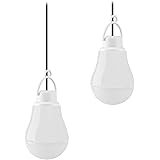 [2-Pack] KOBRA USB LED Light Bulbs For Camping, Emergency, And Night Light - 5W, 40" Wire