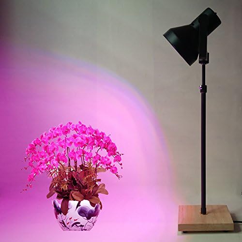 Indoor Plant LED Grow Light Stand 24-36inch with 40W Full Spectrum LED Grow Bulb Lamp for Home Garden Marijuana Veg Flower