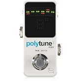 TC Electronic POLYTUNE 3 NOIR – Tiny Polyphonic Guitar Tuner With Built-In Buffer & Strobe Mode