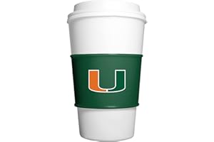 MasterPieces Game Day FanPans - NCAA Miami Hurricanes - Team Logo Silicone Cup Sleeve, Dishwasher Safe