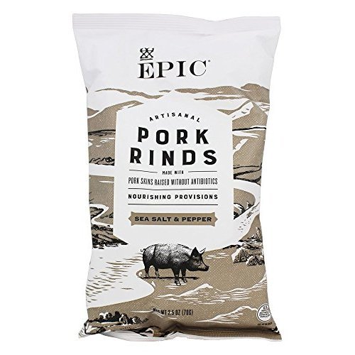 EPIC Sea Salt & Pepper Pork Rinds