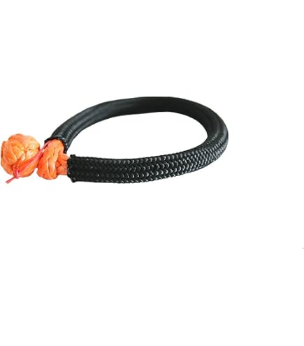 thumbnail image 2 of Anchored Soft Shackles - Secure Looping Solution 4.0x70x20mm, Black UHMWPE Rope 2 of 13