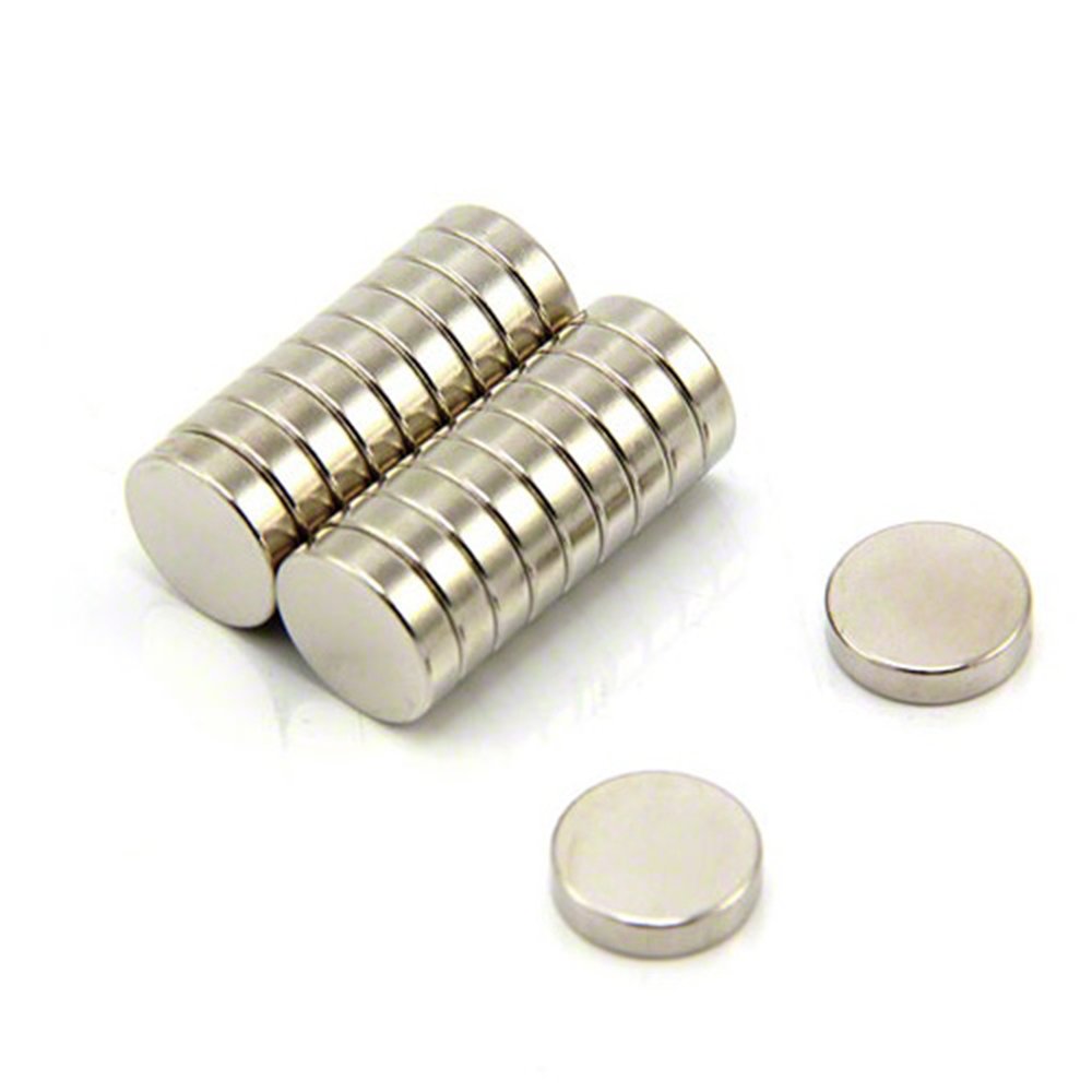 N42 Neodymium Magnet for Arts, Crafts, Model Making, DIY, Hobbies, Office, and Home - 12mm dia x 3mm thick - 2.5kg Pull - Pack of 20