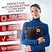Fireproof Document Bags 2192℉ Triple Layer Fire-Resistant Money Bag 15
