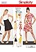 Simplicity 1960's Retro Fashion Dress Sewing Pattern For Women, Sizes 14-22