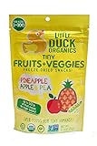 Little Duck Organics Tiny Fruits + Veggie, Pineapple/Apple/Pea, 6 Count