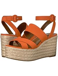Nine West KUSHALA Sandalia de cuña de nobuk para mujer