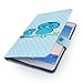 iPad Mini Case, Dteck(TM) Cartoon Cute Design Leather Flip Stand Wallet Case with Auto Wake/Sleep Feature Magnet Smart Cover for Apple iPad Mini/Mini 2 Retina/Mini 3 (01 Two Owl)