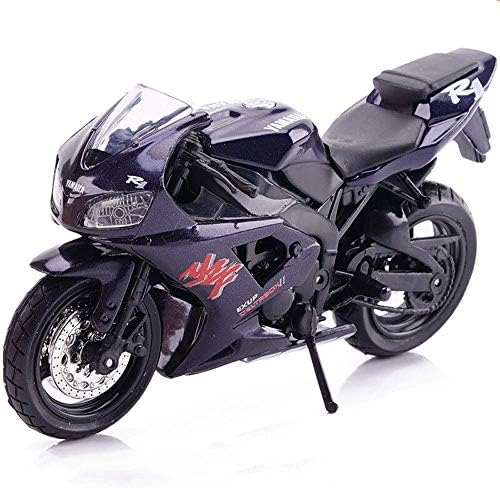 HHtoy 1/18 Diecast Alloy Motorcycle Model Kawasaki Demon Simulation Gift Diecast Alloy Model Motocross Toy For Children And Adults Birthday Toys Collection - Dark Blue