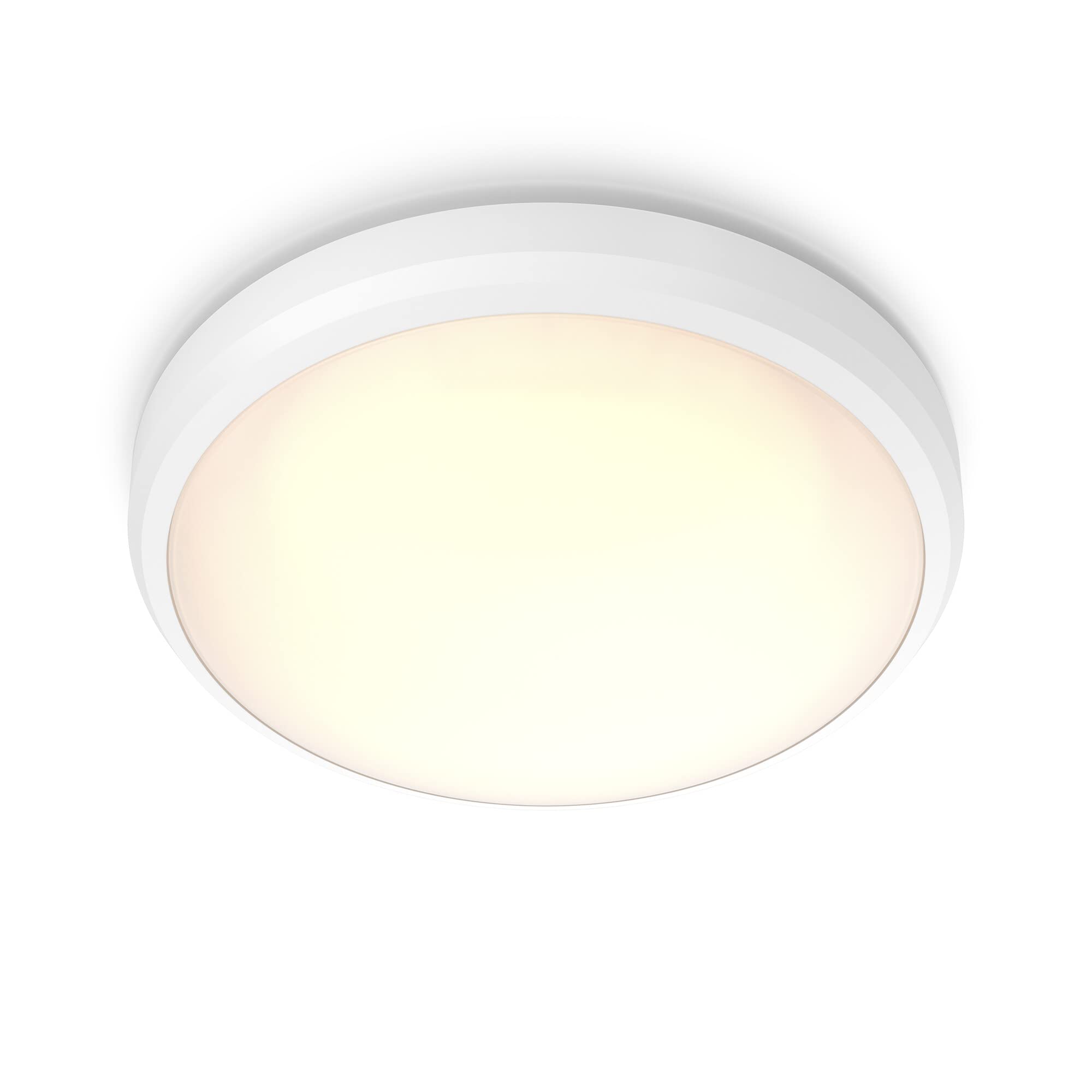 Philips LED Doris Outdoor Ceiling Light 6W [Warm White - White] Water Resistant IP54, for Garden, Patio and Terrace Lighting.