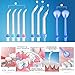 Homitt Water Flosser, FDA Approved Family Countertop Dental Oral Irrigator with 9 Multifunctional Tips, 10 Pressure Setting Professional Teeth Cleaner for Easy Dental Care