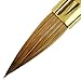 pana Finest Kolinsky 100% Pure Kolinsky Acrylic Nail Brushes (Round Shape) (Size # 6)