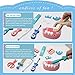 Mumu Sugar Wooden Toys Doctor Set for Kids Ages 3 and Up,Funny Dentist Pretend Play Medical Kit with Realistic Stethoscope