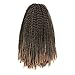 Toyotress Long Spring Twist Hair 14 Inch Ombre Blonde 4 Pcs Fluffy Twist Crochet Braids Synthetic Braiding Hair Extensions (14 inch, T27)