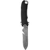 Aqualung Spear Big Squeeze Titanium Knife - Black/Charcoal