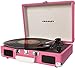 Crosley CR8005A-PI Cruiser Portable 3-Speed Turntable, Pink