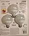 Feit 8 Watt LED G25 Light Bulbs 3-Pack (Equiv to 40 watts) 2700K Color 94 CRI