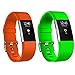 2 Pack Fitbit Charge 2 Bands,Wonlex Soft Silicone Replacement Wristband Sport Fitness Watch Strap for Fitbit Charge 2 (Small, 1)