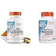 Doctor's BEST DRB-00107 High Absorption Curcumin from Turmeric Root with C3 Complex & BioPerine 500mg & 3000 GDU Bromelain Proteolytic Digestive Enzymes Supplements, Supports Healthy Digestion