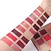UCANBE Pro 18 Shimmer & Matte Pigmented Eyeshadow Palette - Pink Peachy Red Brown Metallic Glitter Eye Shadow Makeup Pallet