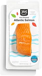 365 by Whole Foods Market Hot Smoked Atlantic Salmon, 4 OZ