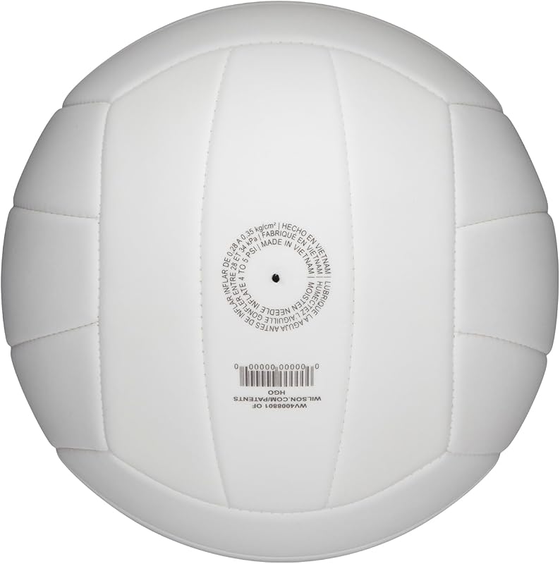 Pelota de Voleibol Playa AVP Soft Play, de Espuma Eva, Comodidad y Estilo, Principiantes, Tamaño Oficial, de Interior o Exterior, Color Blanco