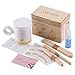 Wowax Microwave Waxing Kit, Stripless Microwavable Eyebrow Wax Brazilian Body Hair Removal Hard Wax for Women Men, 8 Ounce