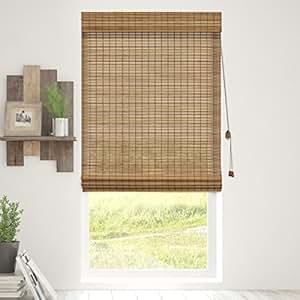 Amazon.com: Chicology Bamboo Roman Shades / Wood Window ...