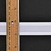 Non Slip Gripper Elastic Gripper Ribbon Trim for bike shorts, cuffs of skiwear, underwear, 1 Inch by 2 yards, White, SP-2043