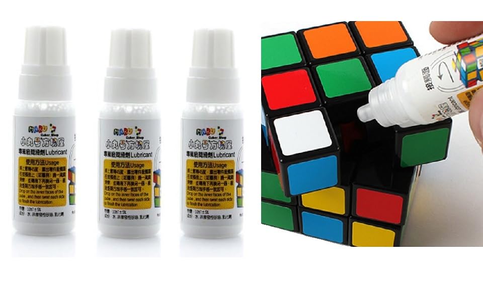 1x Maru Lube 10 Ml Silicone Oil for Puzzle Cube 3x3x3 4x4x4 5x5x5 6x6x6 7x7x7