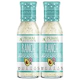 Primal Kitchen - Ranch, Avocado Oil-Based Dressing and Marinade, Whole30 and Paleo Approved, 2 Count
