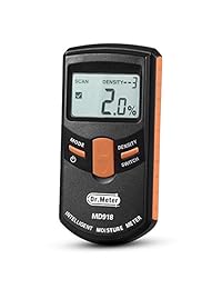 Medidor de humedad de madera sin pin; medidor de humedad digital para madera (rango de 4  a 80  RH; precisión: 0,5 ), MD918.