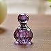 H&D Lavender Vintage Crystal Empty Decor Mini Refillable Perfume Bottle