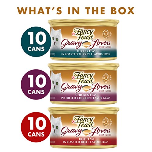 Purina Fancy Feast Gravy Wet Cat Food Variety Pack, Gravy Lovers