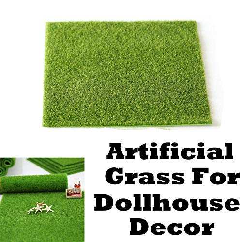 image for Binory Mini Artificial Moss Lawn for 1/12 Dollhouse Furniture,Fashion 