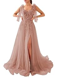 Dymaisei Sweetheart Lace Prom Dresses Spaghetti